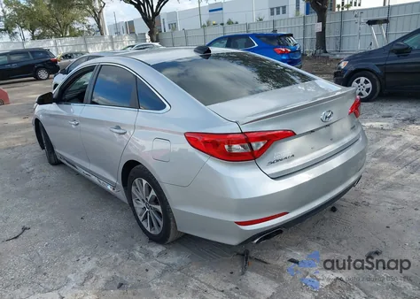 2015 Hyundai Sonata Sport из США, поврежденный, VIN 5NPE34AF0FH046480